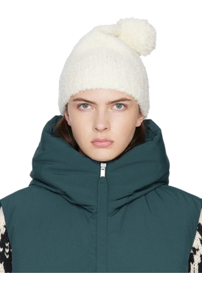 Jil Sander Off-White Wool Beanie