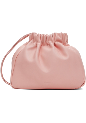 Jil Sander Pink Small Scrunch Clutch