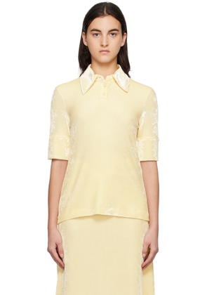 Jil Sander Off-White Pointed Collar Polo