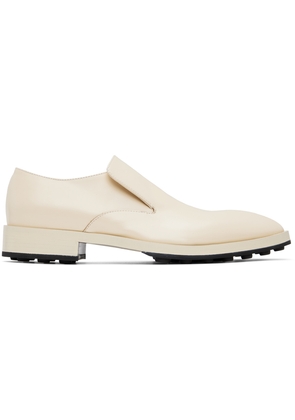 Jil Sander Off-White Pointed Loafers