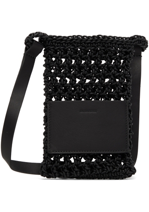 Jil Sander Black Net Passport Holder