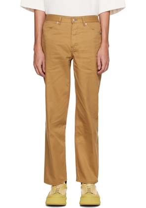 Jil Sander Tan Standard Jeans