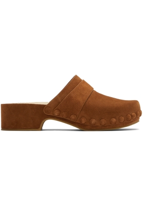 Chloé Tan Joy Clogs