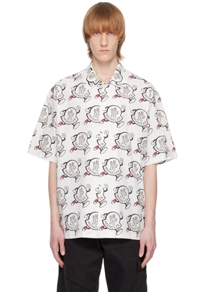 Moncler White Printed Shirt