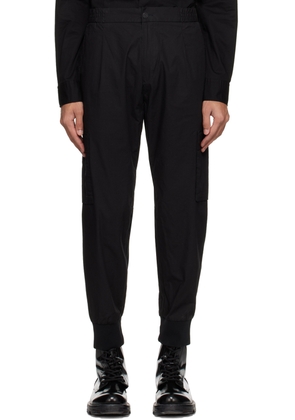 Hugo Black Slim-Fit Cargo Pants