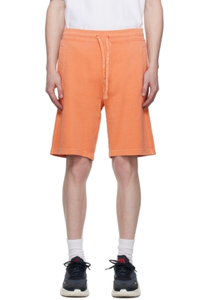 Hugo Orange Relaxed-Fit Shorts