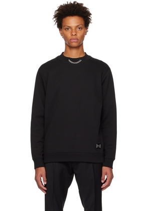 Hugo Black Curb Chain Sweatshirt