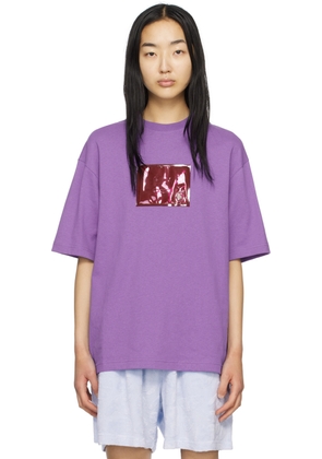 Acne Studios Purple Inflatable Patch T-Shirt