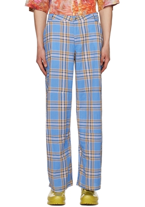 Collina Strada Blue Lawn Trousers