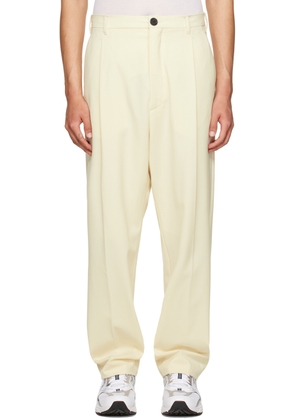 LU'U DAN SSENSE Exclusive Off-White Tailored Trousers