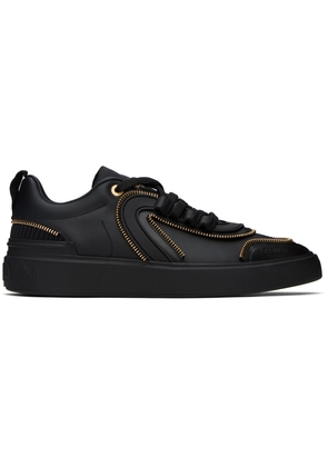 Balmain Black B-Skate Zip Sneakers