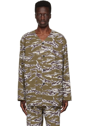 South2 West8 Khaki Army Shirt