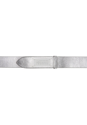 Maison Margiela Silver Signature Logo Belt