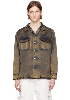 Maison Margiela Brown Faded Shirt