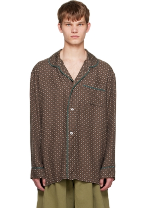 Maison Margiela Brown Pocket Shirt