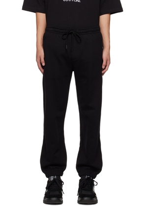Versace Jeans Couture Black Embroidered Lounge Pants