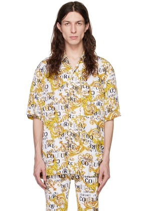 Versace Jeans Couture White Button Shirt