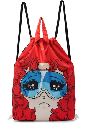 Pushbutton SSENSE Exclusive Red Goggles Girl Backpack