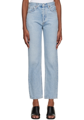 AGOLDE Blue 90's Pinch Waist Jeans