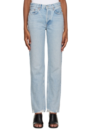 AGOLDE Blue Lana Jeans