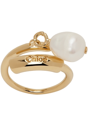 Chloé Gold Pearl Darcey Ring