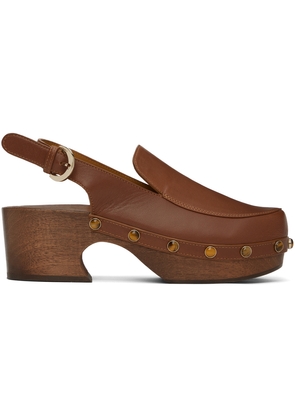 Chloé Brown Aurna Clogs