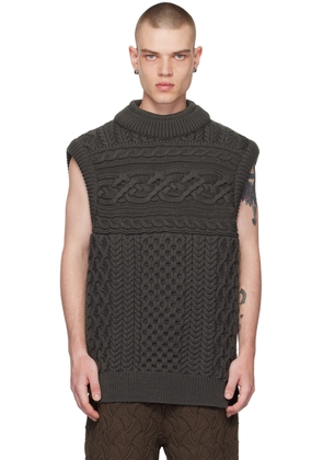 Robyn Lynch Brown Oversized Vest