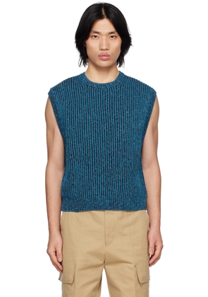 WOOYOUNGMI Blue Crewneck Vest