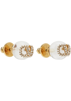 Valentino Garavani Bronze VLogo Earrings