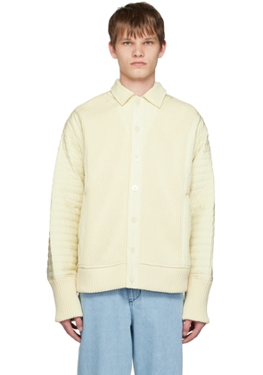 HGBB STUDIO Yellow Igloo Cardigan