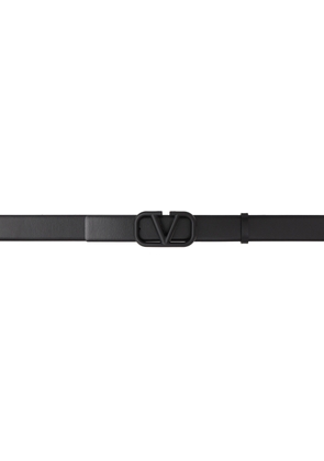 Valentino Garavani Black VLogo Belt