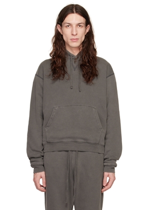John Elliott Gray Thermal Hoodie