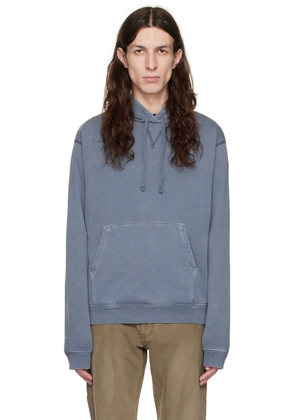 John Elliott Blue Thermal Hoodie