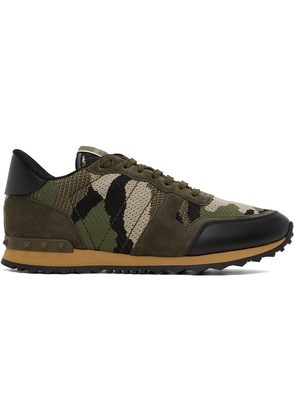 Valentino Garavani Green Rockrunner Sneakers