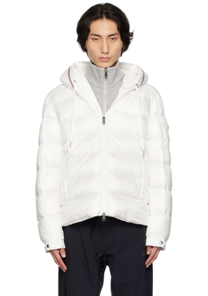Moncler White Pavin Short Down Jacket
