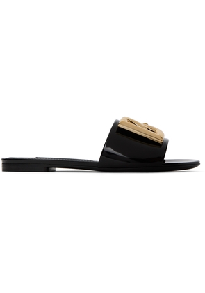Dolce & Gabbana Black Logo Slides