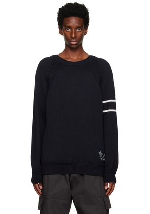 Moncler Navy Crewneck Sweater