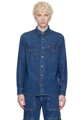 Hugo Blue Western Yoke Denim Shirt