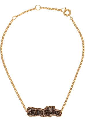 Acne Studios Gold Label Necklace
