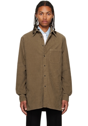 The Row Brown Melvin Shirt