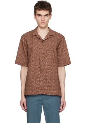 Paul Smith Brown Mini Tile Shirt
