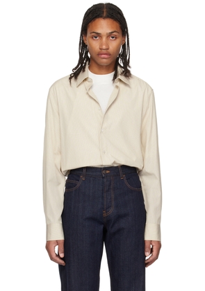 The Row Beige Julio Shirt