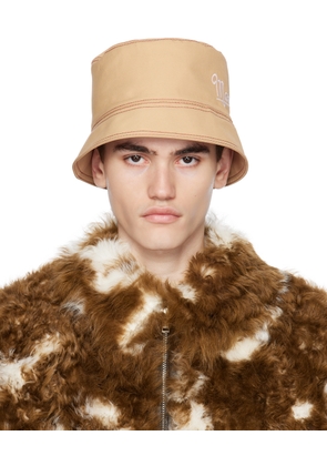 Marni Tan Embroidery Bucket Hat