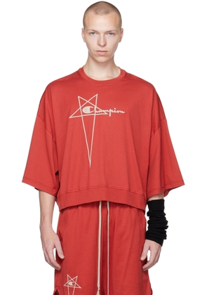 Rick Owens Red Champion Edition Tommy T-Shirt