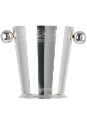 Soho Home Silver Rochester Engraved Ice Bucket