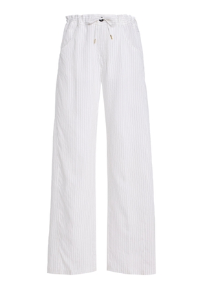 DARKPARK - Iris Striped Modal Paper-Bag Pants - Black/white - 25 - Moda Operandi