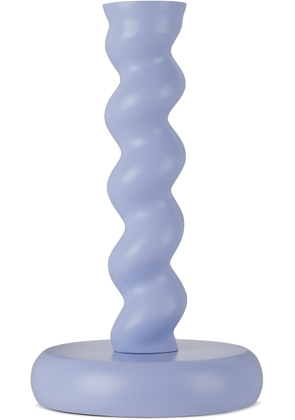 POLSPOTTEN Blue Twister M Candle Holder