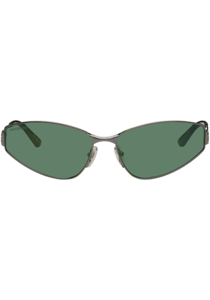 Balenciaga Gunmetal Cat-Eye Sunglasses