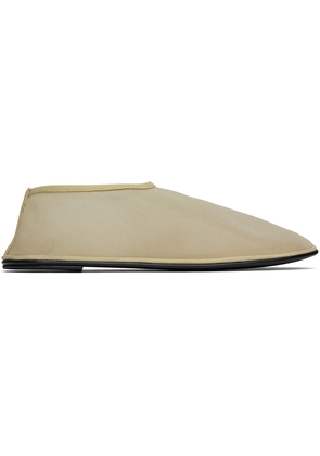 The Row Beige Sock Slippers