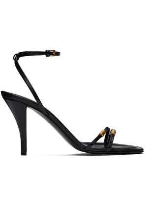 The Row Black Cleo Bijoux Sandals